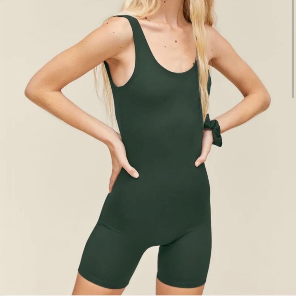 Girlfriend Collective Bike Unitard Jumpsuit‎ Romper Size XS